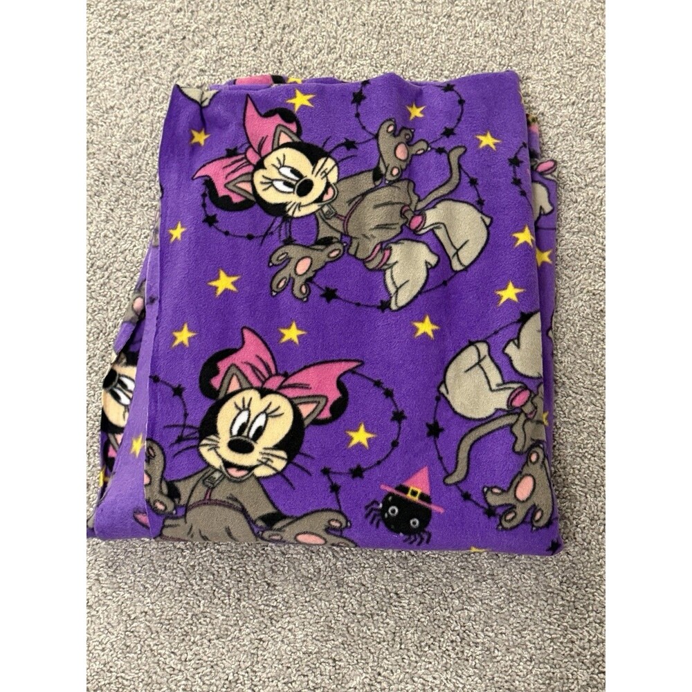 Halloween Minnie Mouse Fleece Fabric 2 Yards New